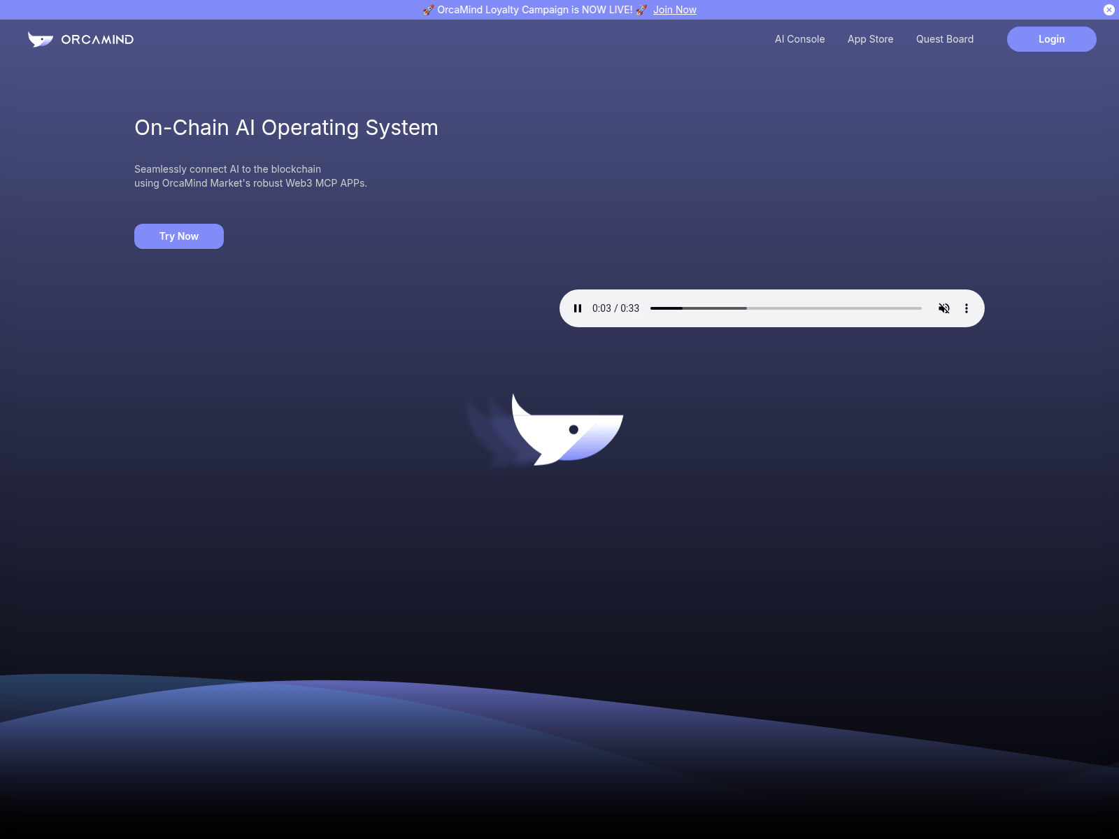 Screenshot of orcamind.ai
