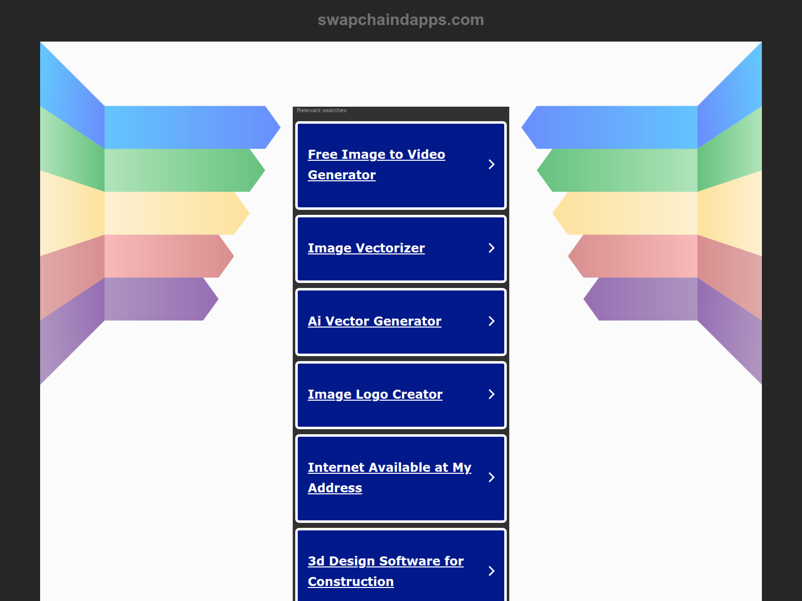 Screenshot of swapchaindapps.com