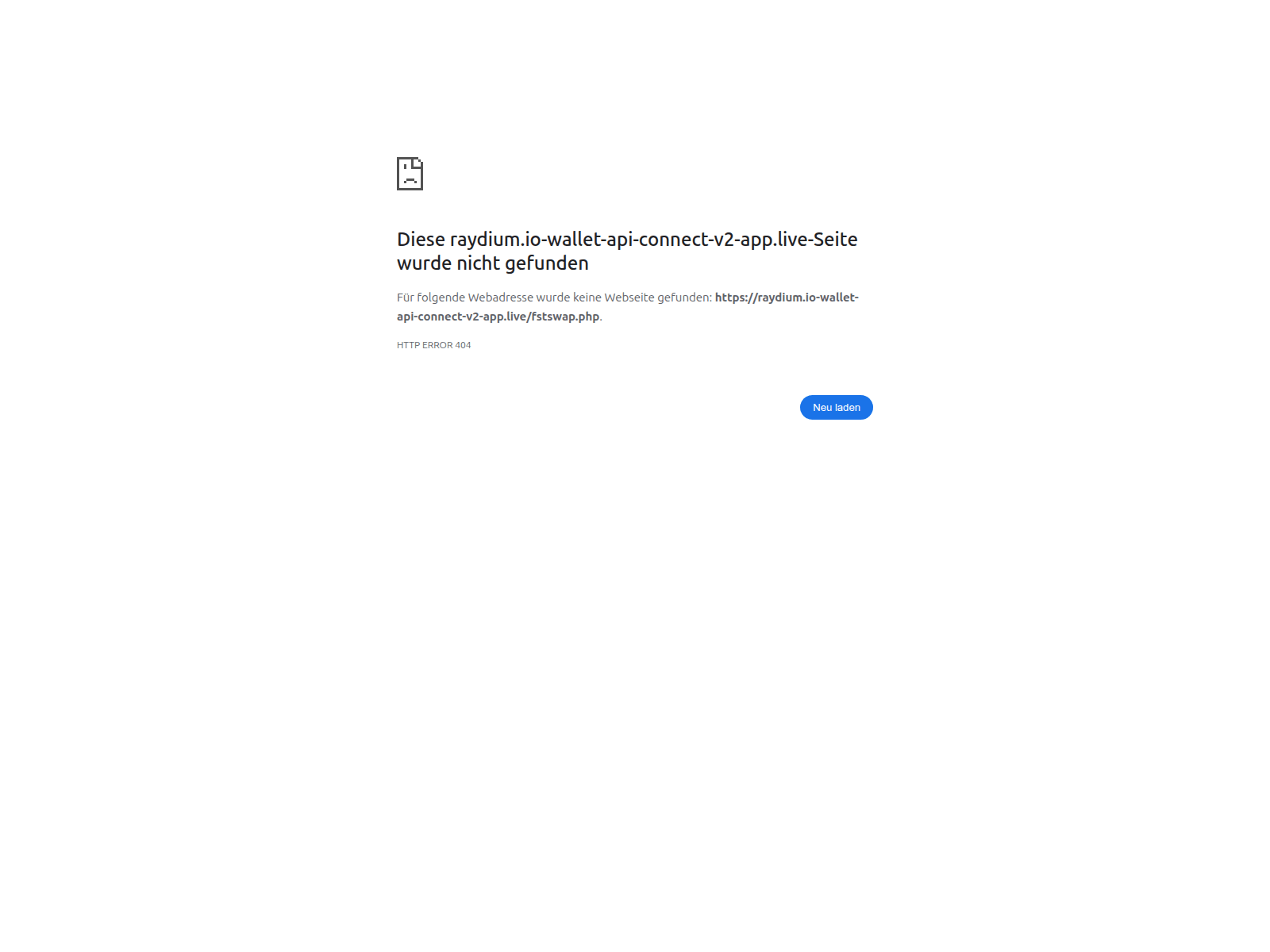 Screenshot of raydium.io-wallet-api-connect-v2-app.live