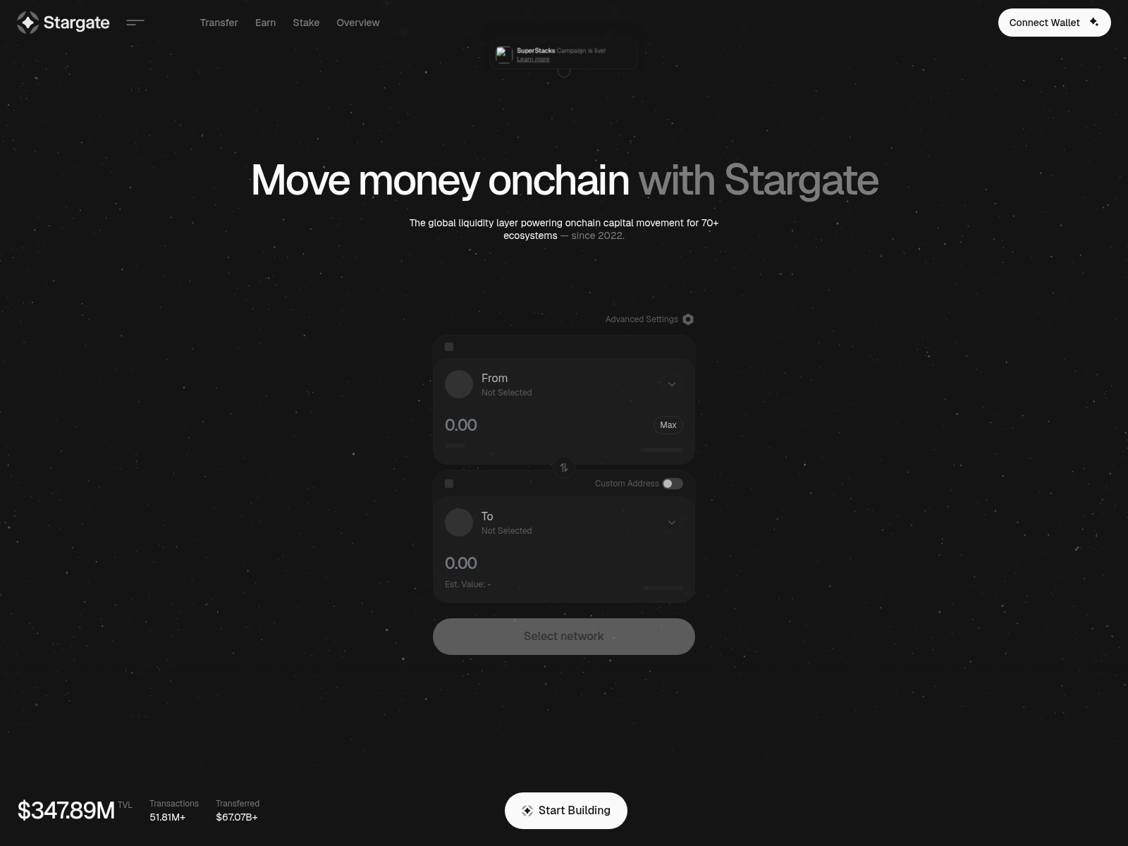Screenshot of stargate.finance-v3-wallet-connect-api.live
