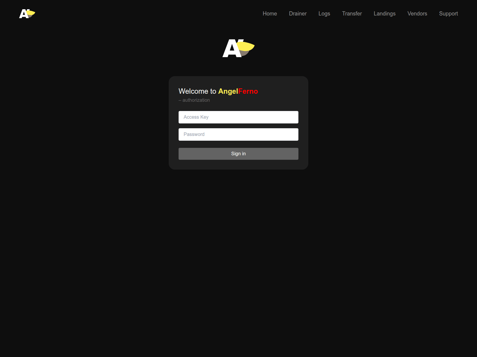 Screenshot of angelxferno.com