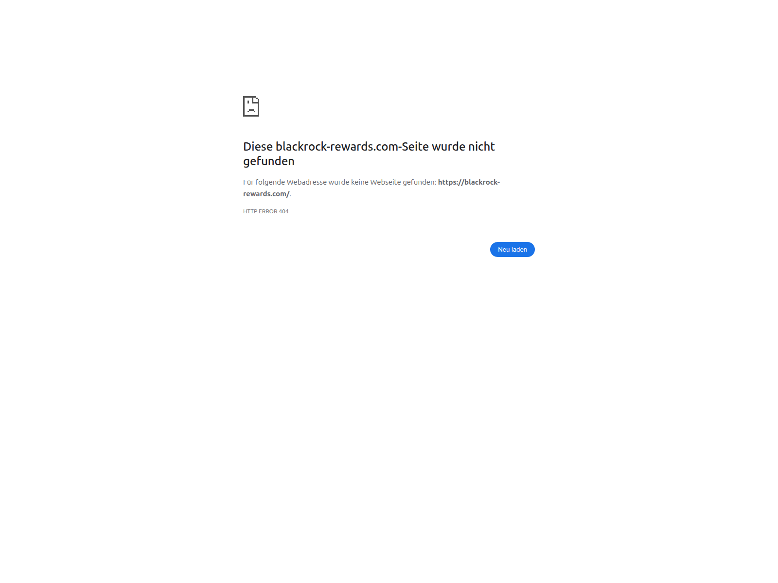 Screenshot of blackrock-rewards.com
