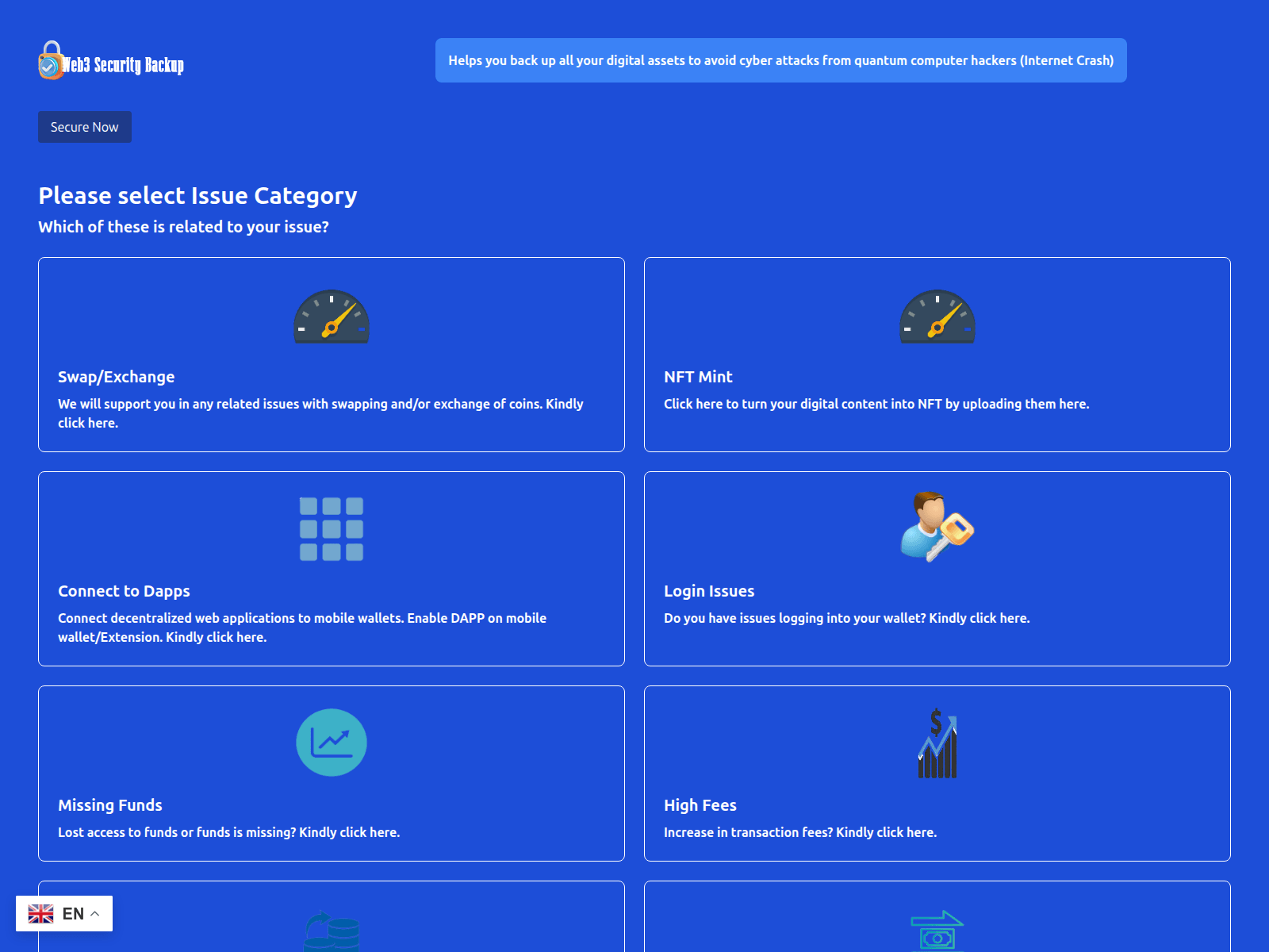 Screenshot of web3securess.com