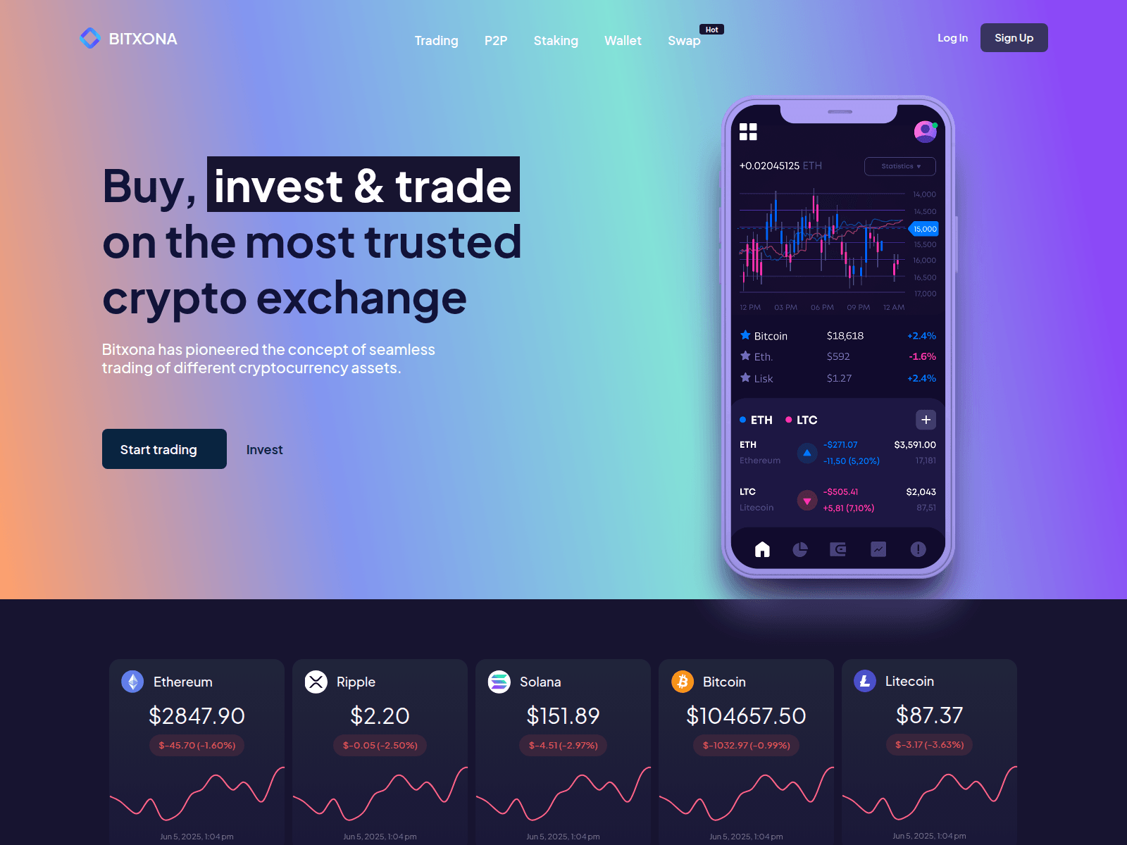 Screenshot of bitxona.com