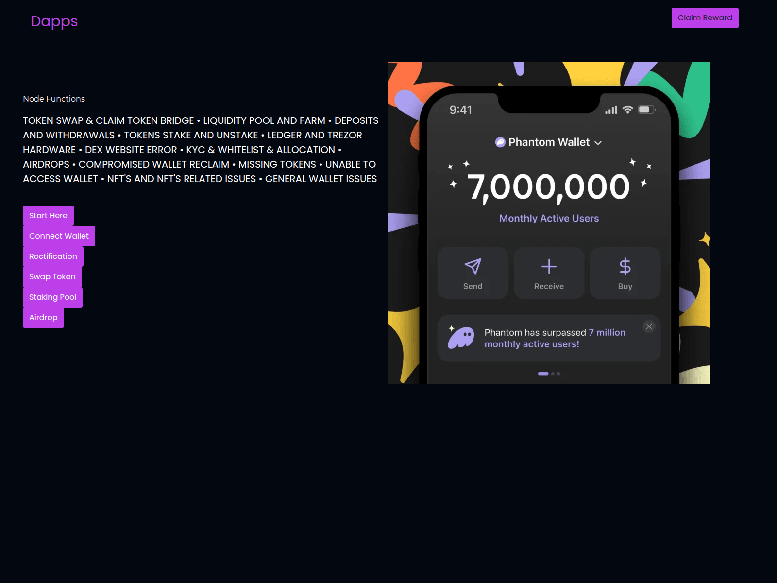 Screenshot of secure.sol-dapp.xyz