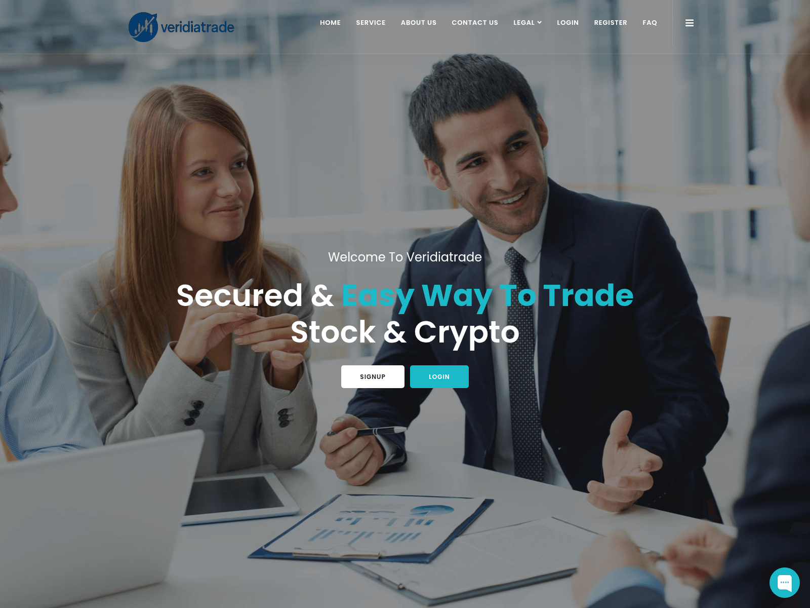 Screenshot of veridiatrade.com