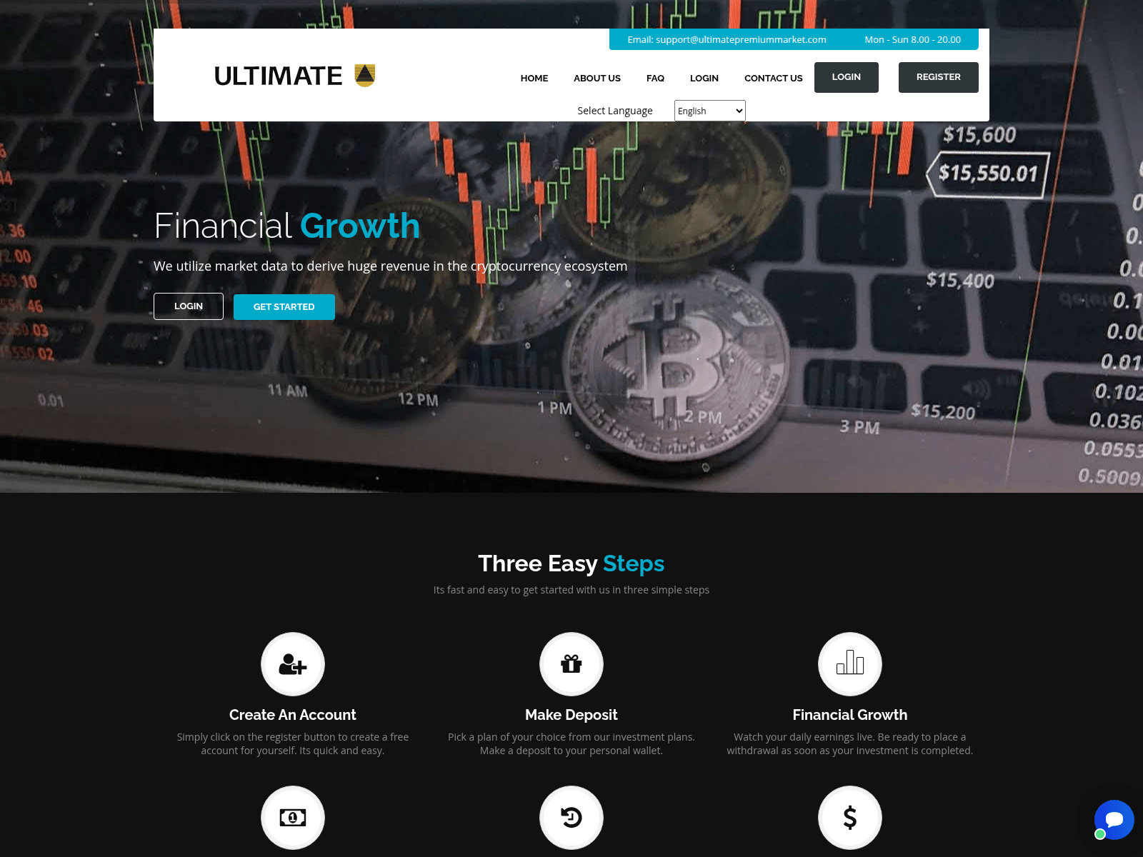 Forensic screenshot of ultimatepremiummarket.com