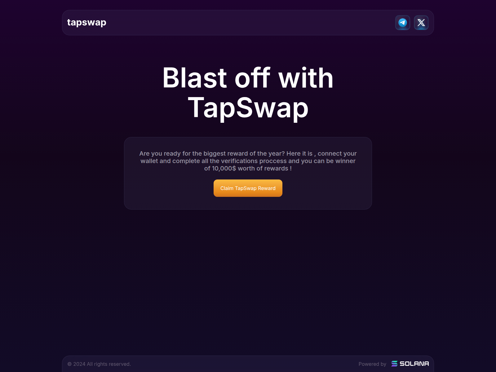 Screenshot of tapswapaii.pages.dev