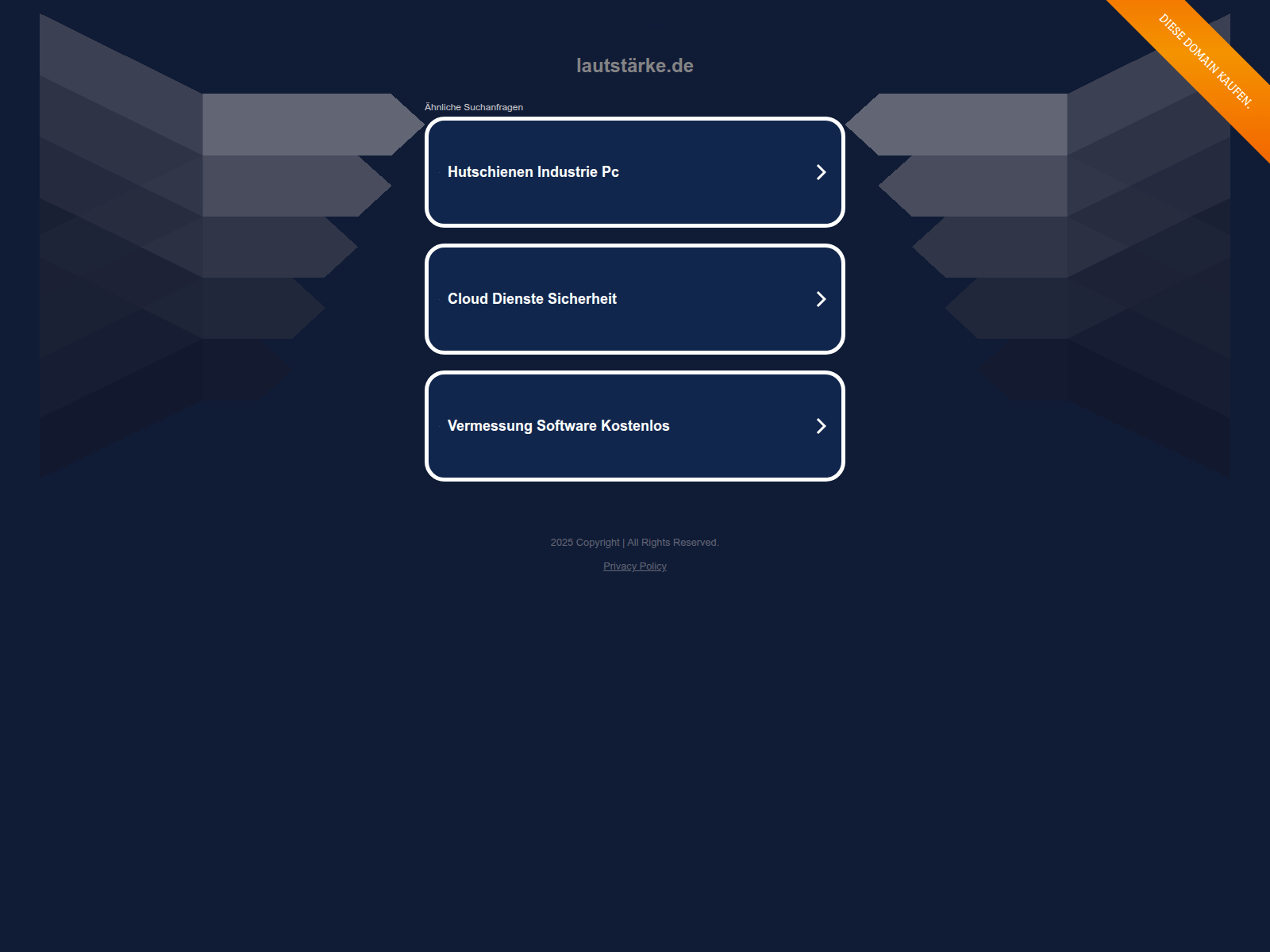 Screenshot of admin.xn--lautstrke-02a.de