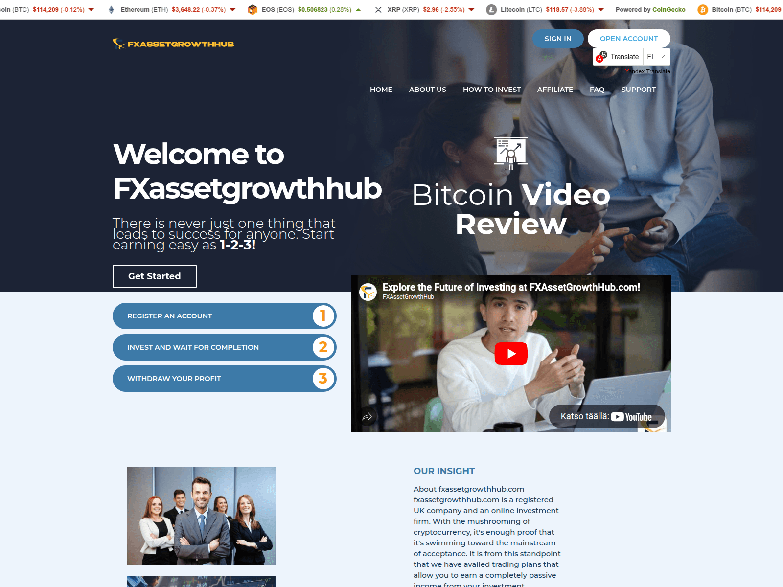 Forensic screenshot of fxassetgrowthhub.com