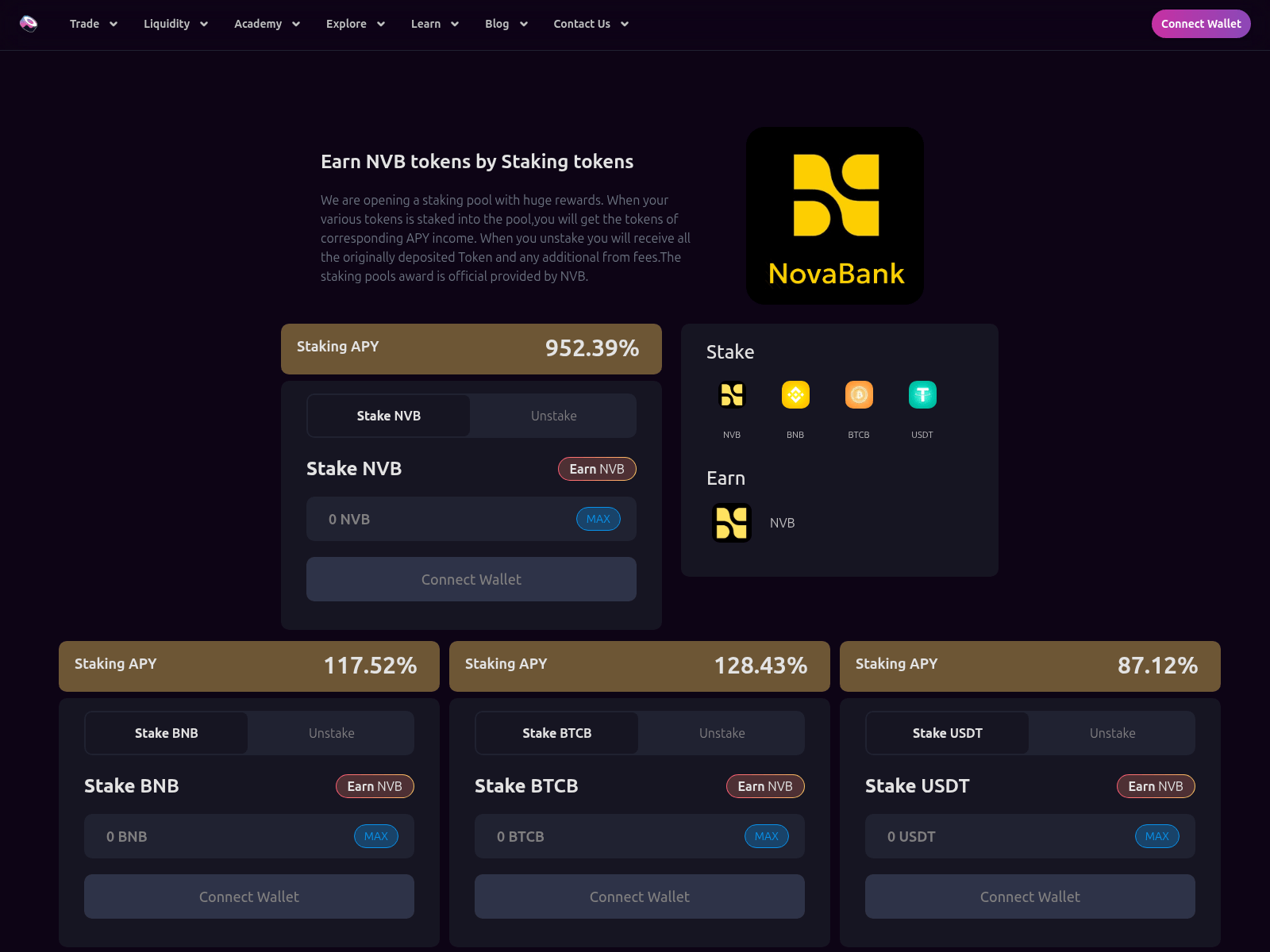 Screenshot of sushi-nvb.top