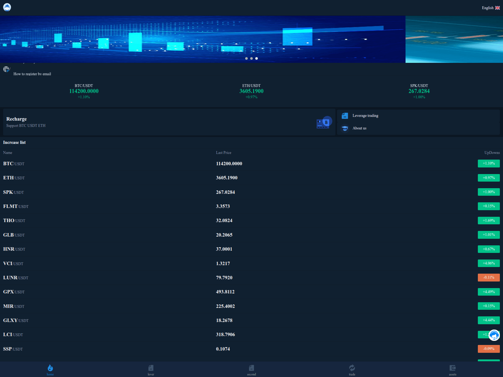 Screenshot of pure-exchange.com