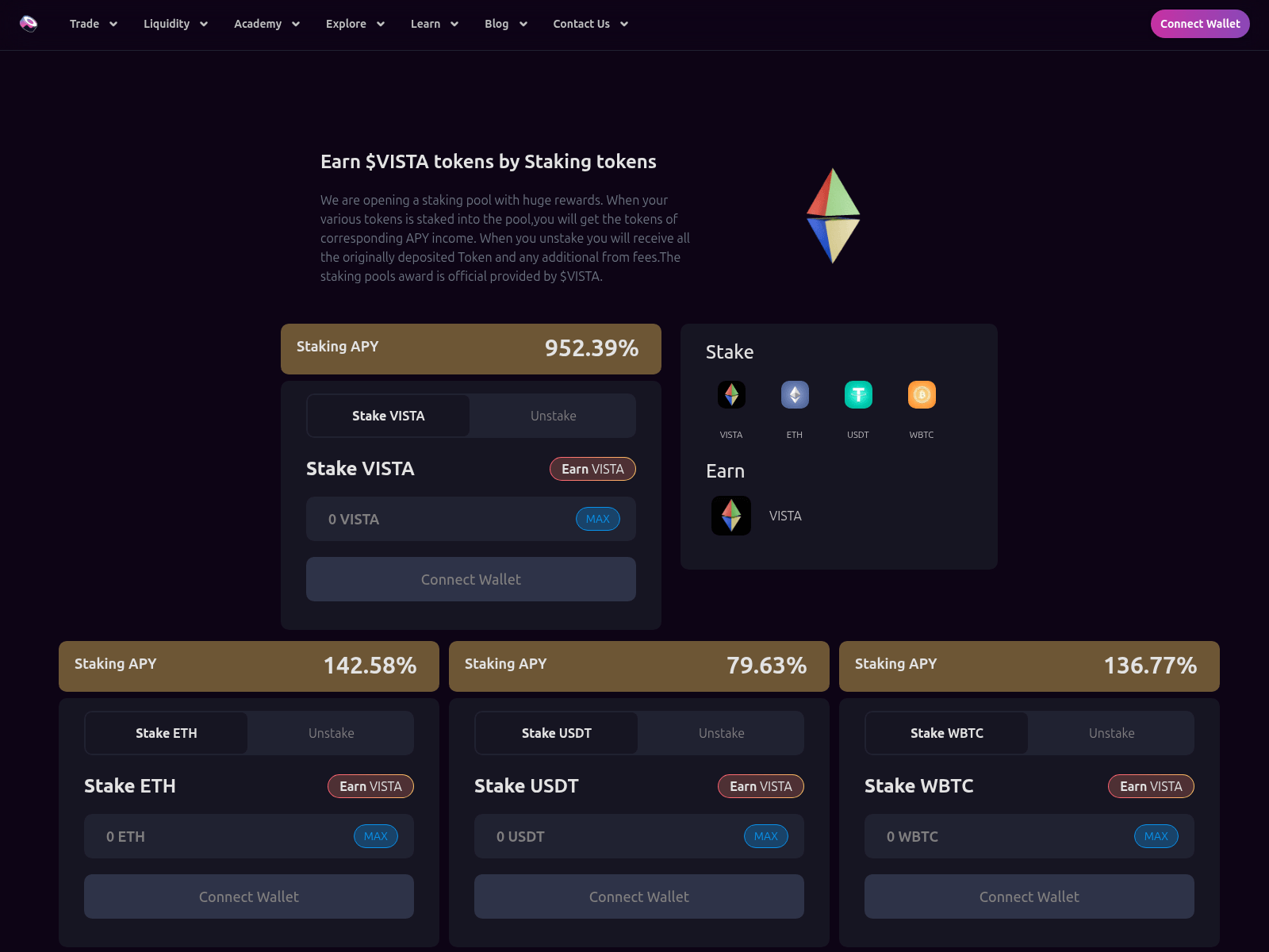 Screenshot of sushi-vista.xyz