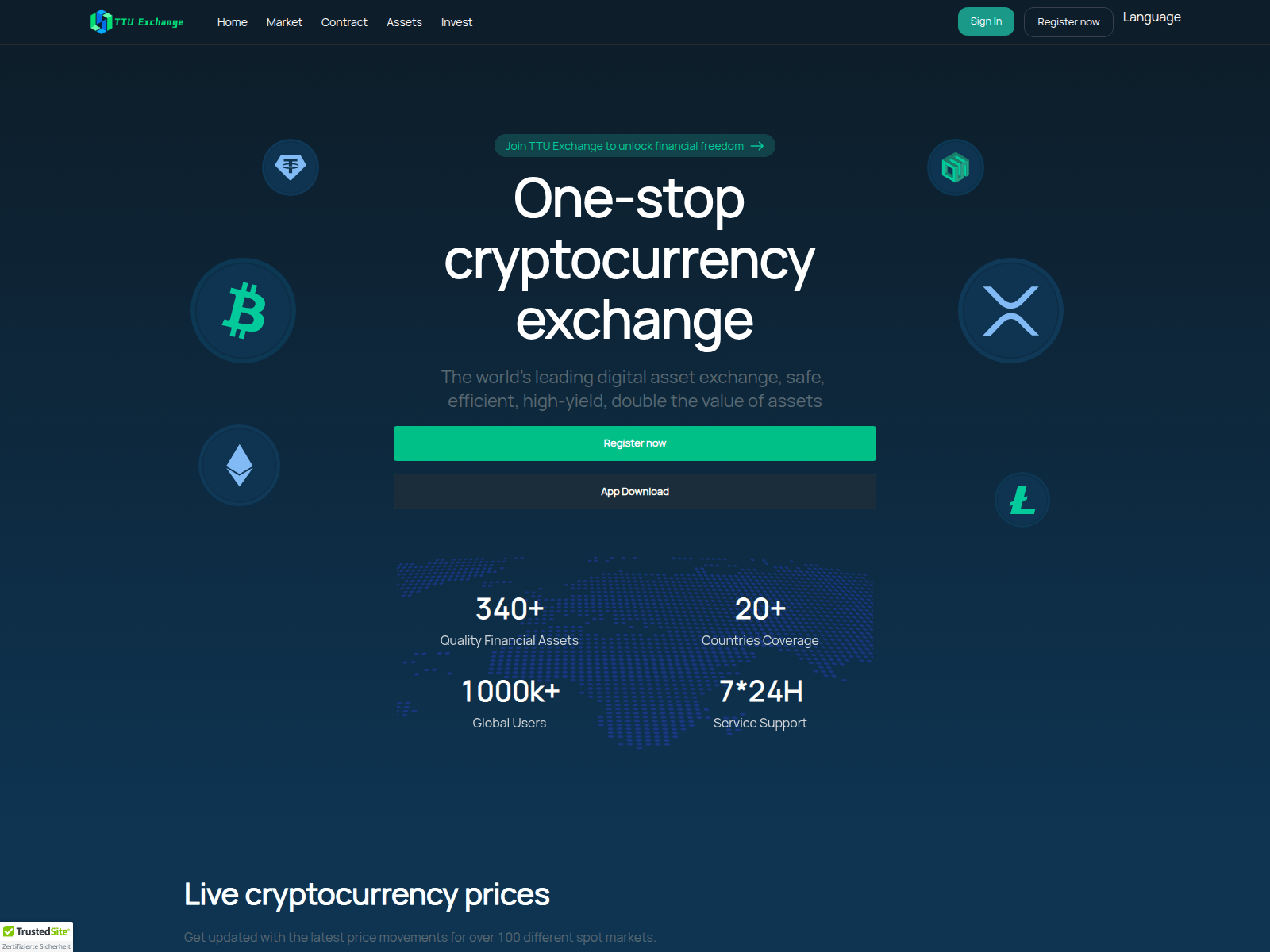 Screenshot of ttuex.com