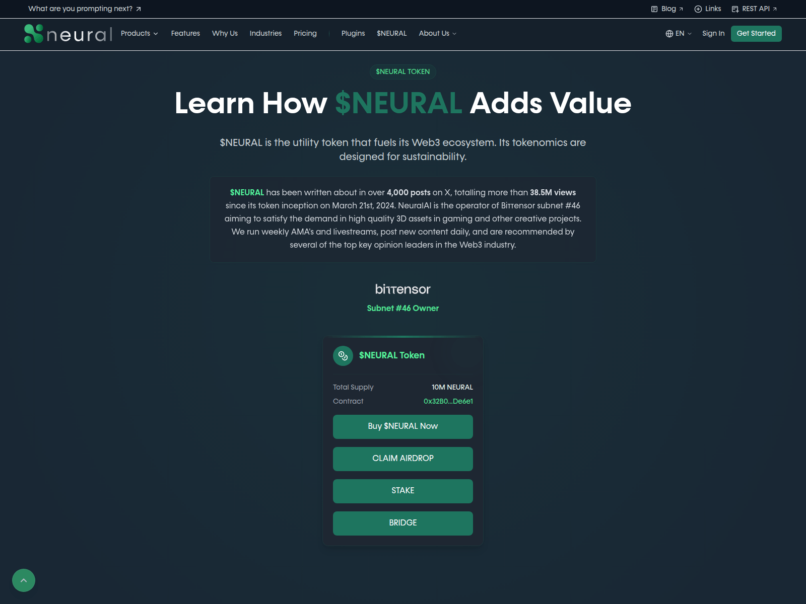Screenshot of onxchain.world