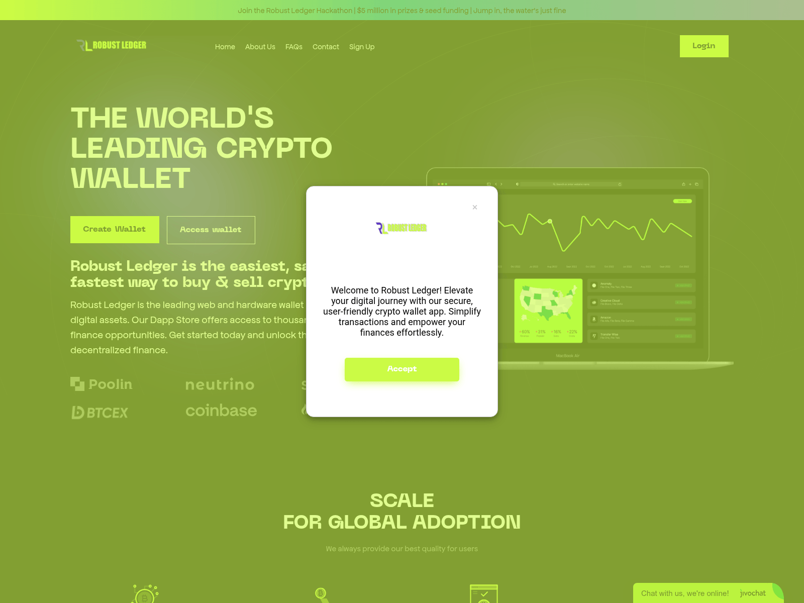 Forensic screenshot of robustledger.com