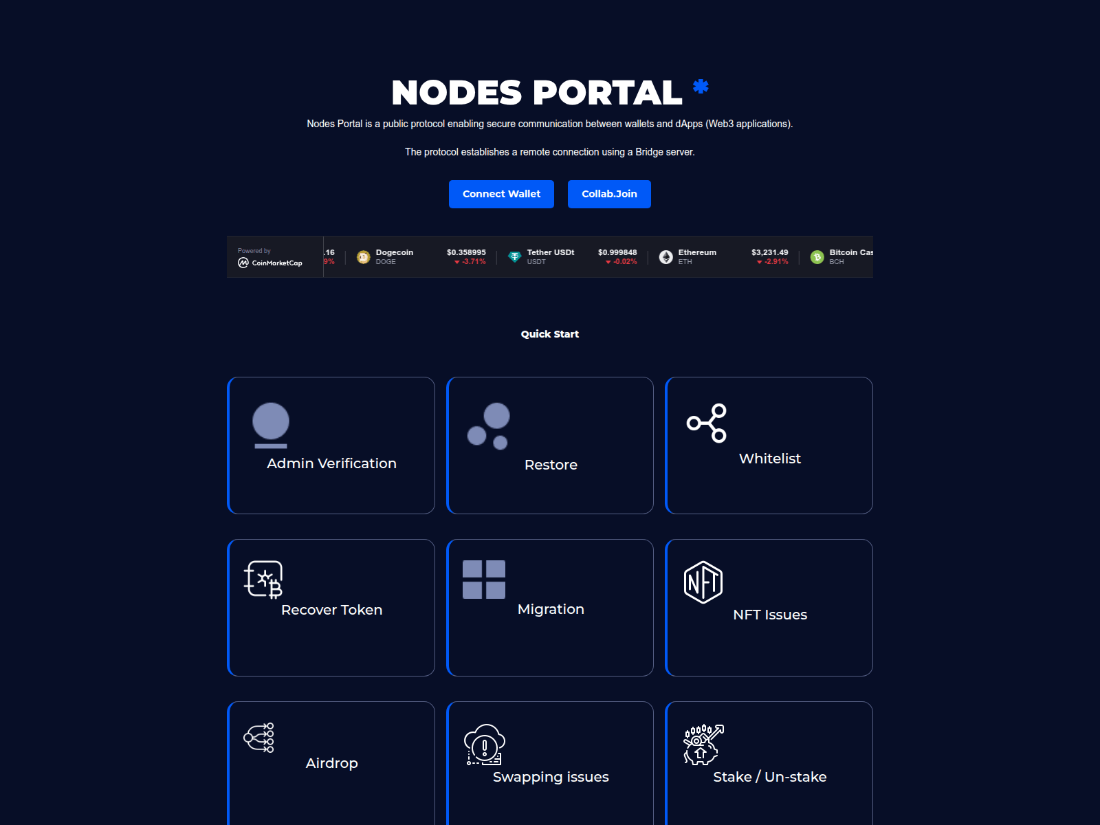Screenshot of vergportal.xyz