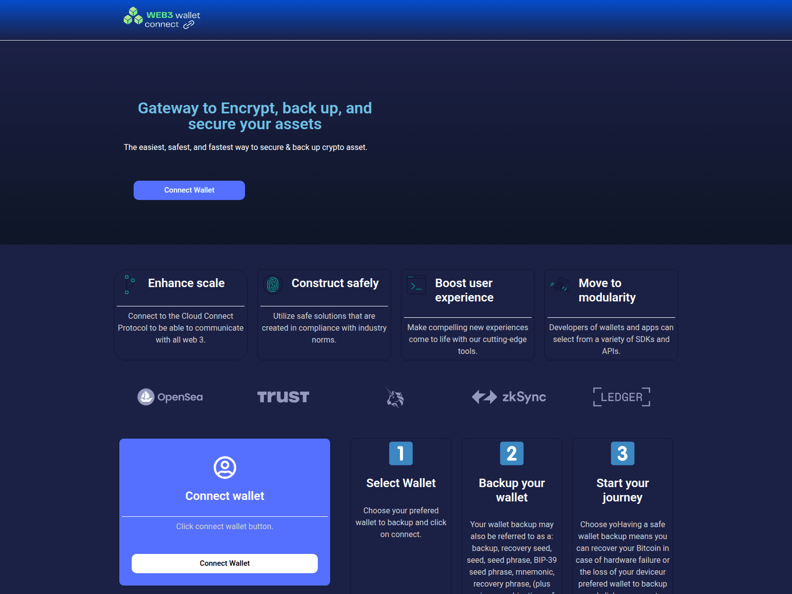 Screenshot of web3walletconnect.online