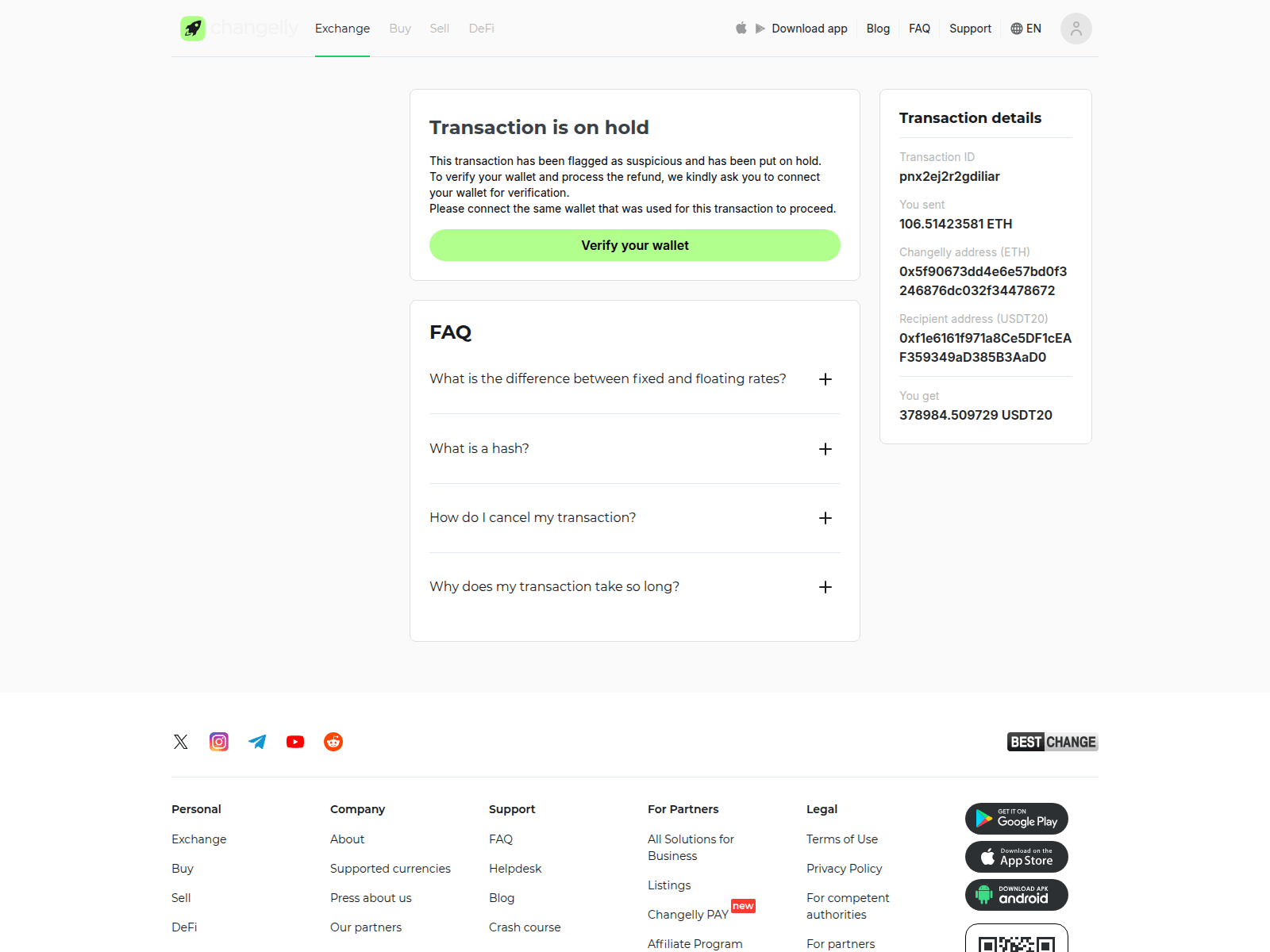 Screenshot of fixverify.com