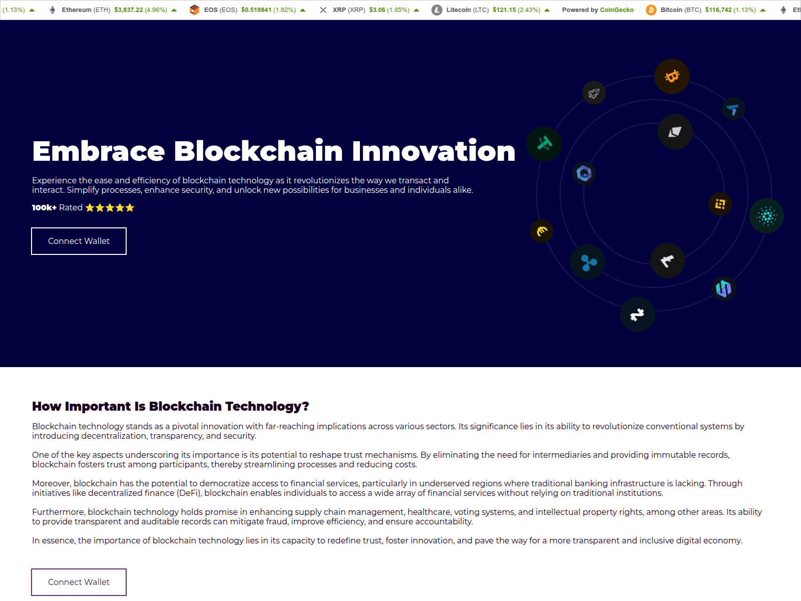 Screenshot of blockchaindef.pages.dev