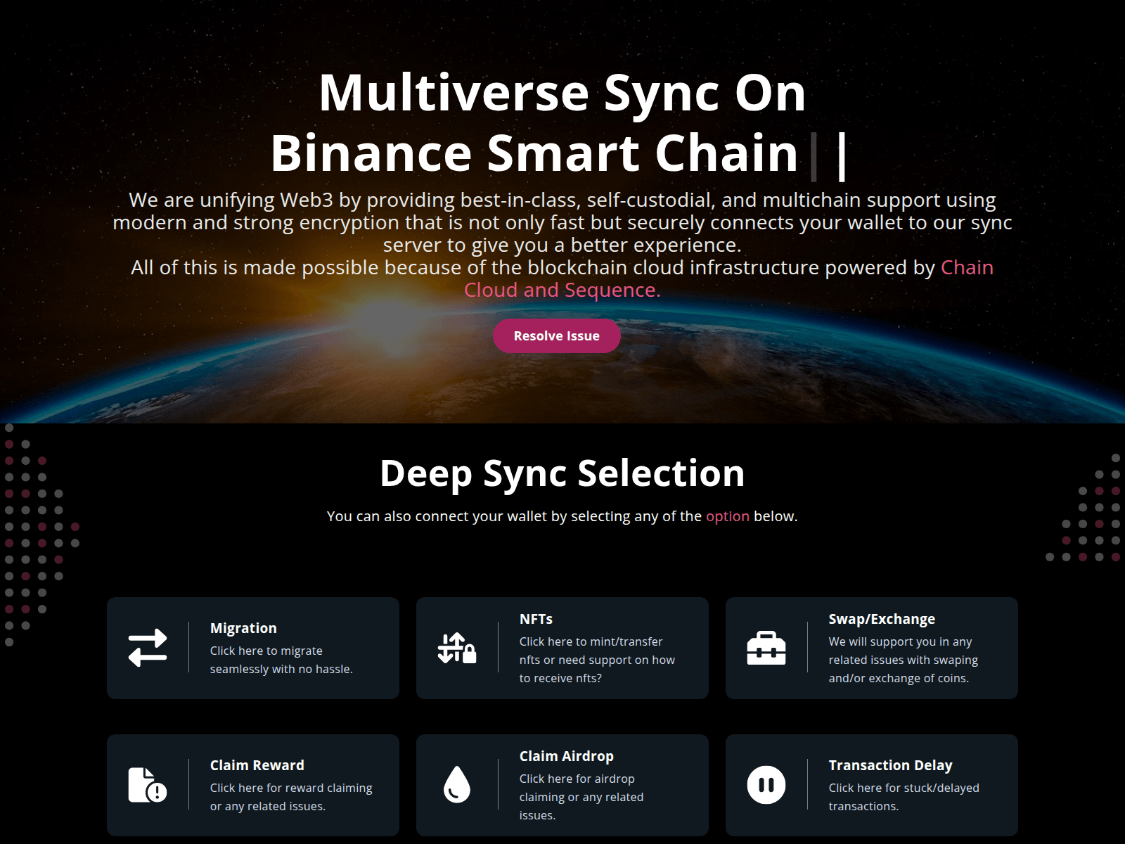 Screenshot of dappvaulttools.xyz