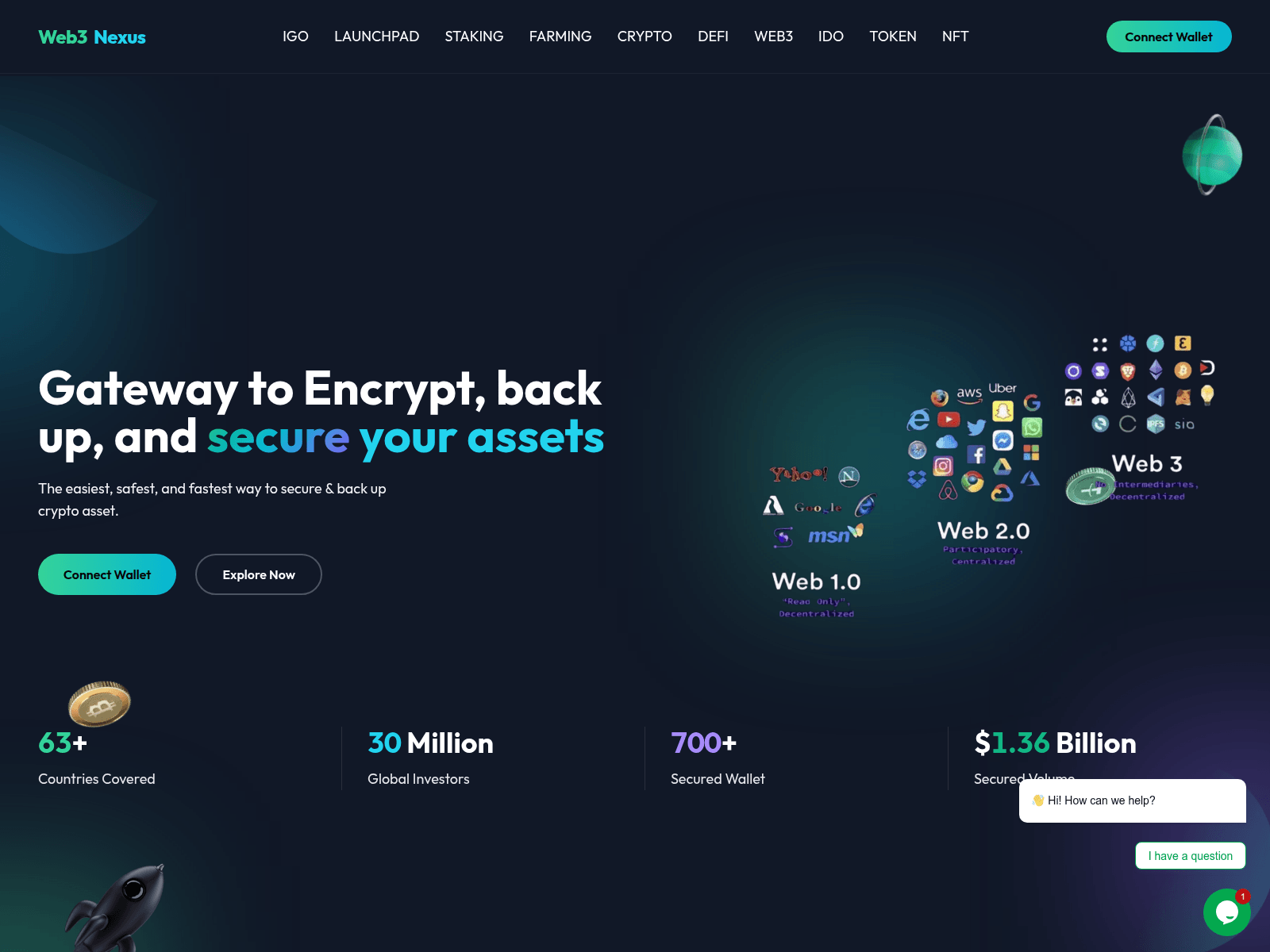Screenshot of web3nex.net