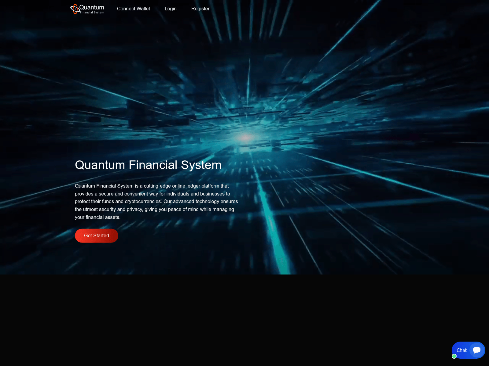 Screenshot of qworldsystemledger.com