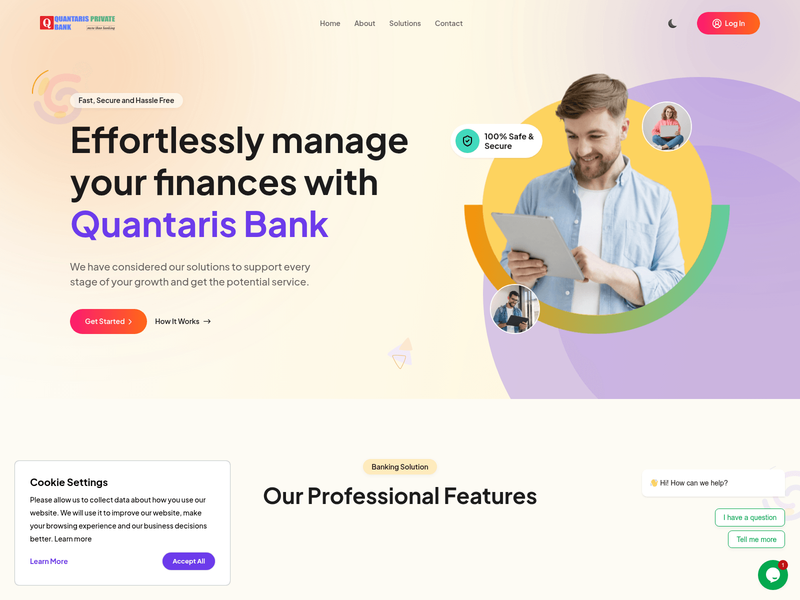 Screenshot of quantarisbnk.com