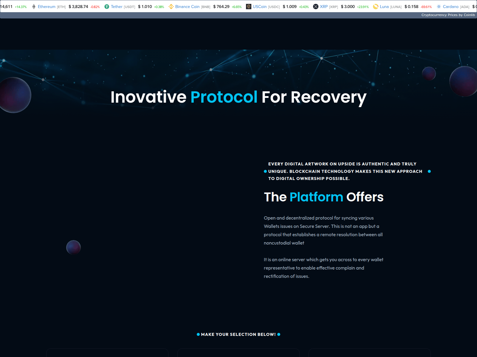 Screenshot of mainnetsynchnode.pages.dev