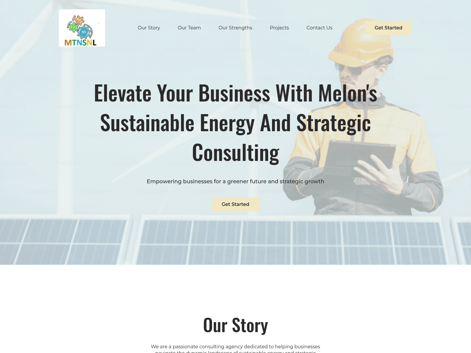 Screenshot of melontnsgroup.com.ng