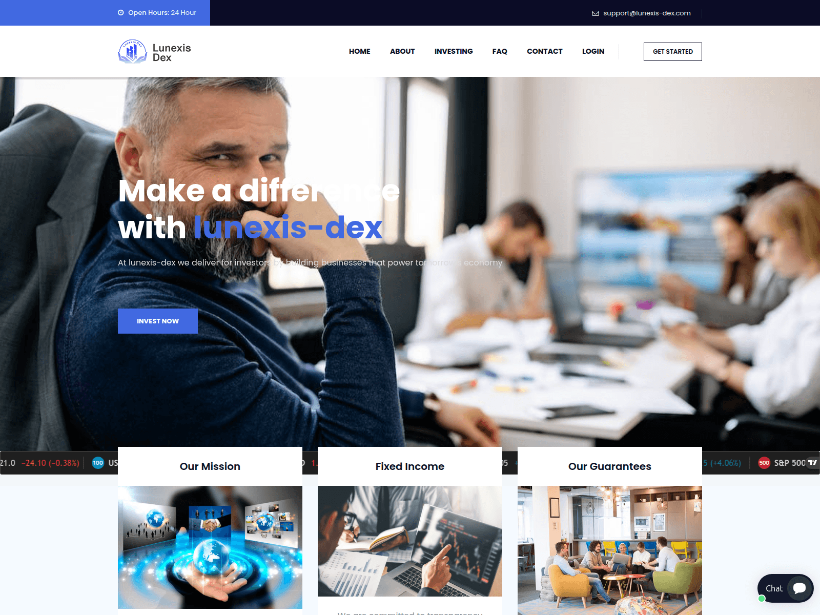 Screenshot of lunexix-dex.com