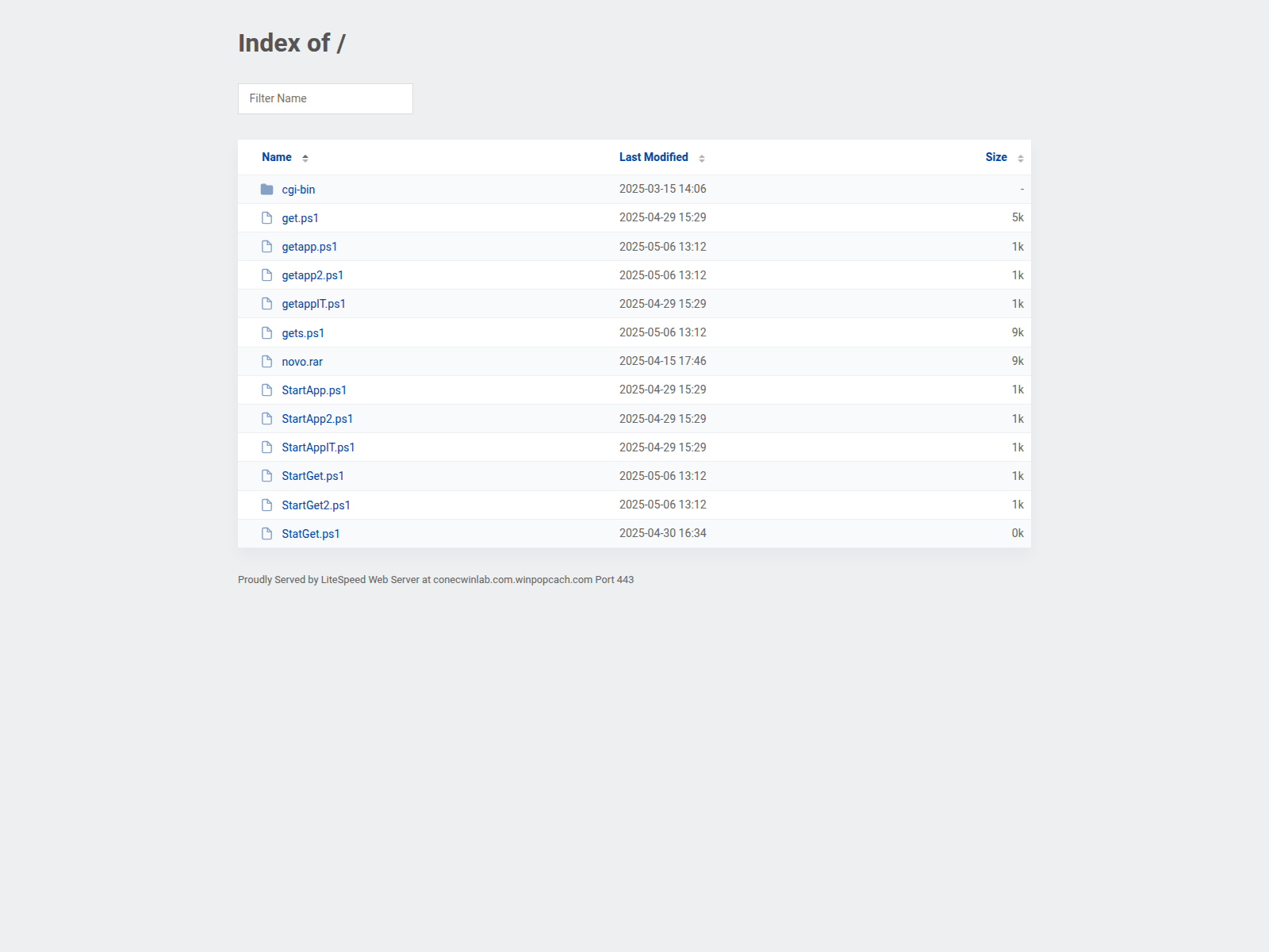 Forensic screenshot of conecwinlab.com.winpopcach.com