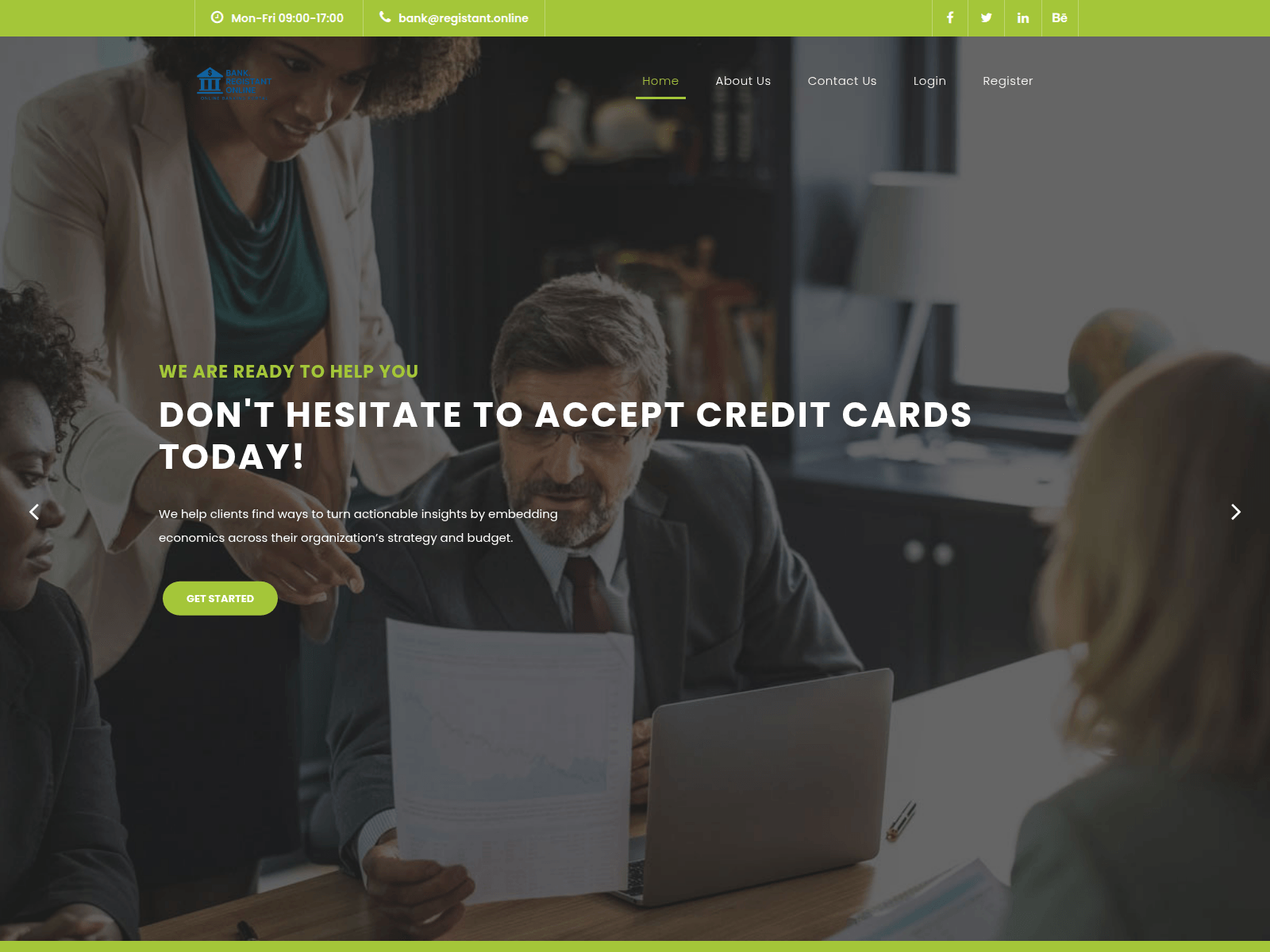 Screenshot of bank.registant.online