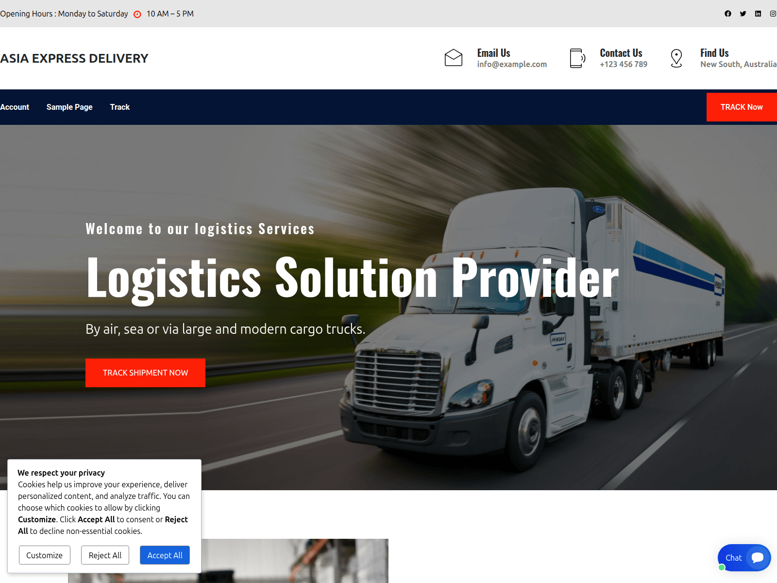 Forensic screenshot of asiaexpressdelivery.top