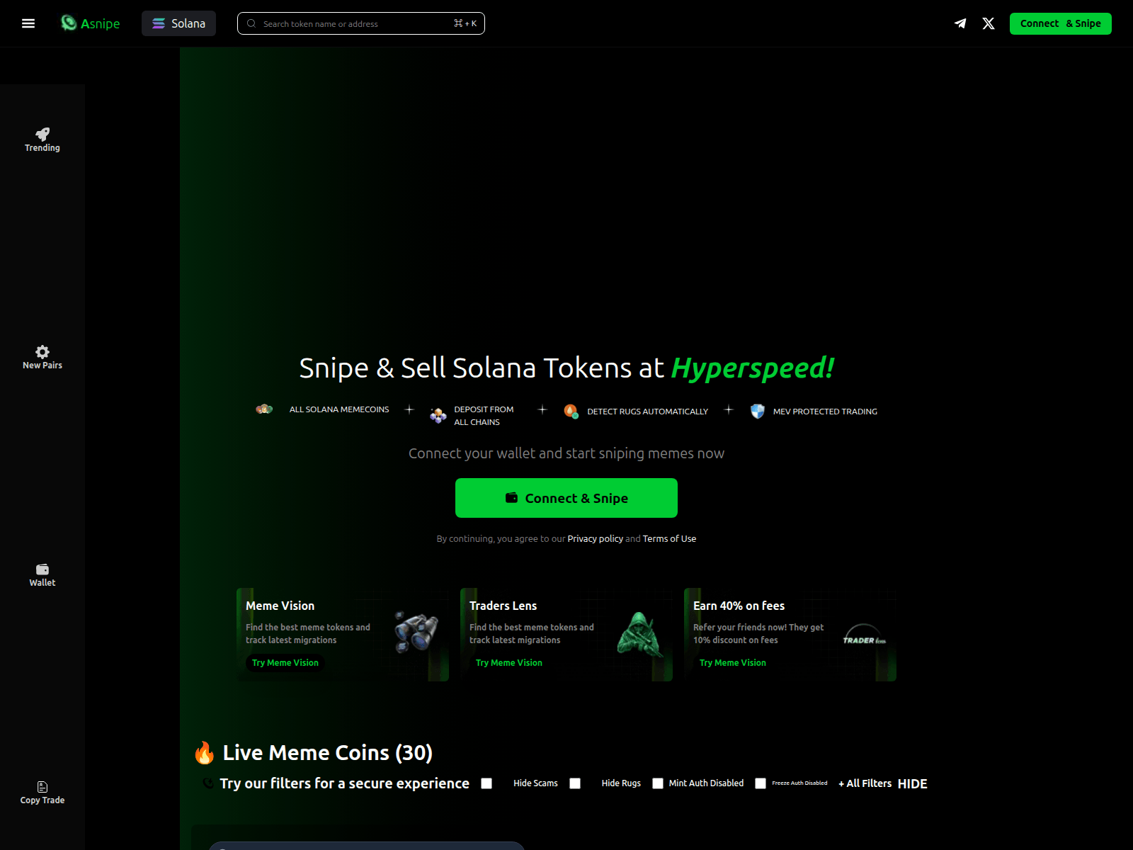 Screenshot of www.autosnipe.org