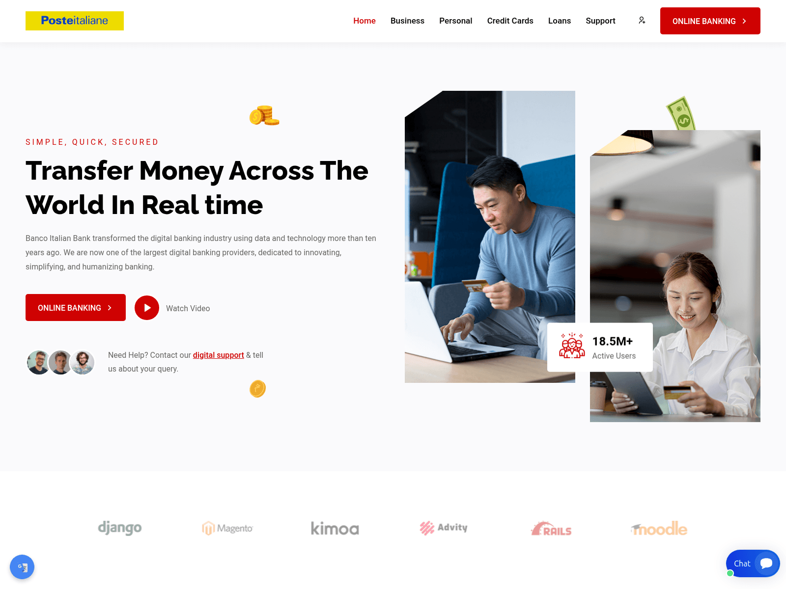 Forensic screenshot of bancopitalian.com