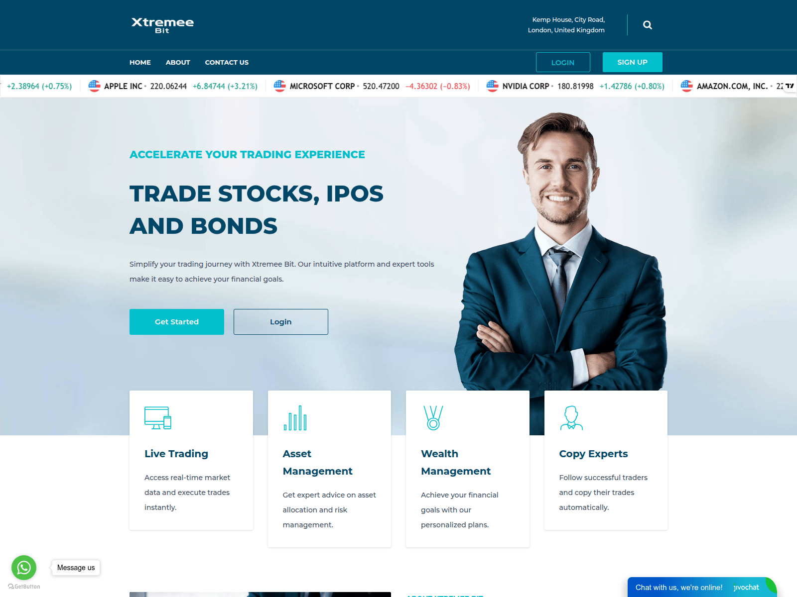 Screenshot of xtremee-bit.info
