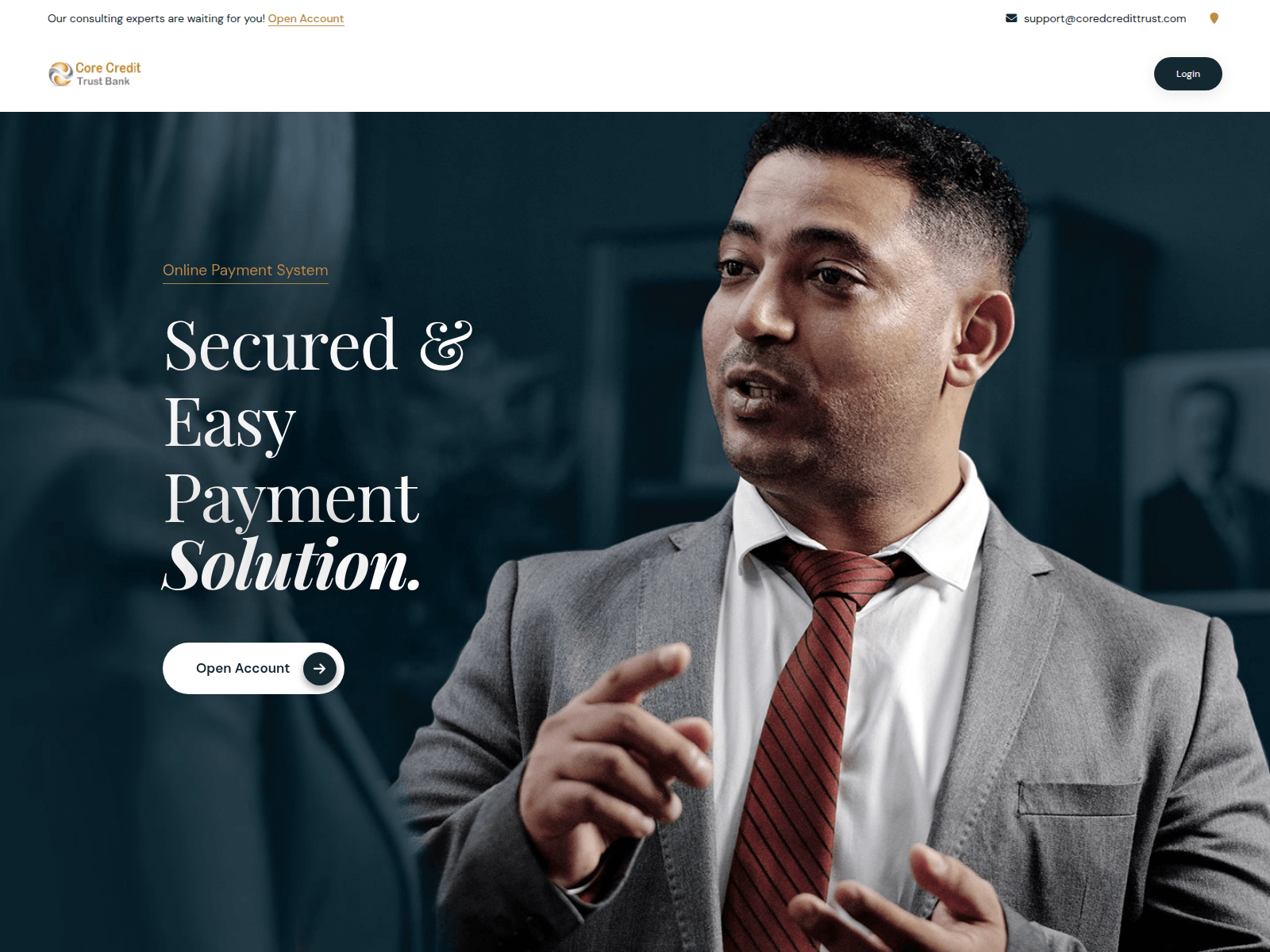 Screenshot of corecredittrust.com