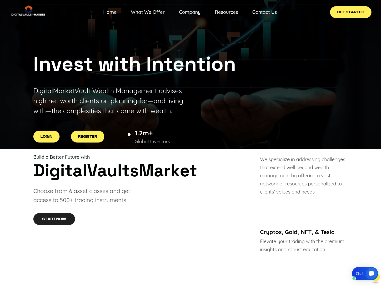 Screenshot of digitalvaultsmarket.com