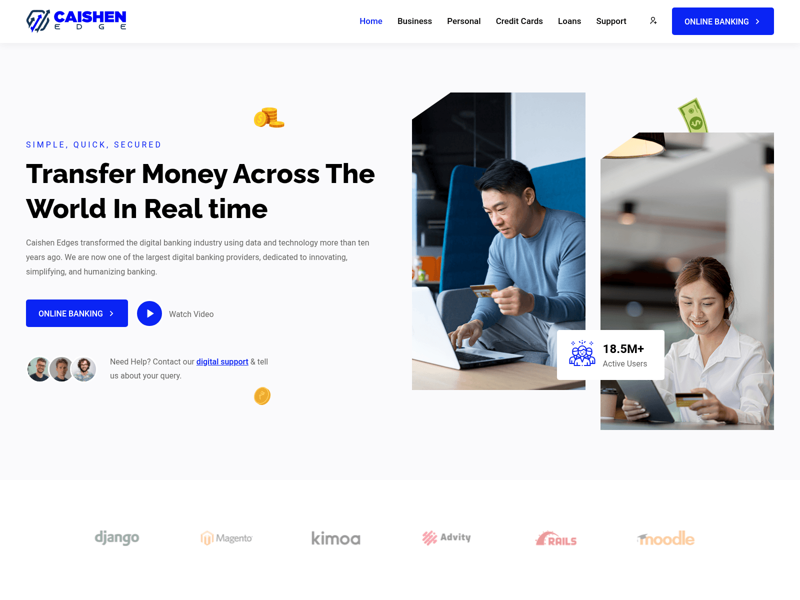 Forensic screenshot of caishenedges.com.royallinkresource.com