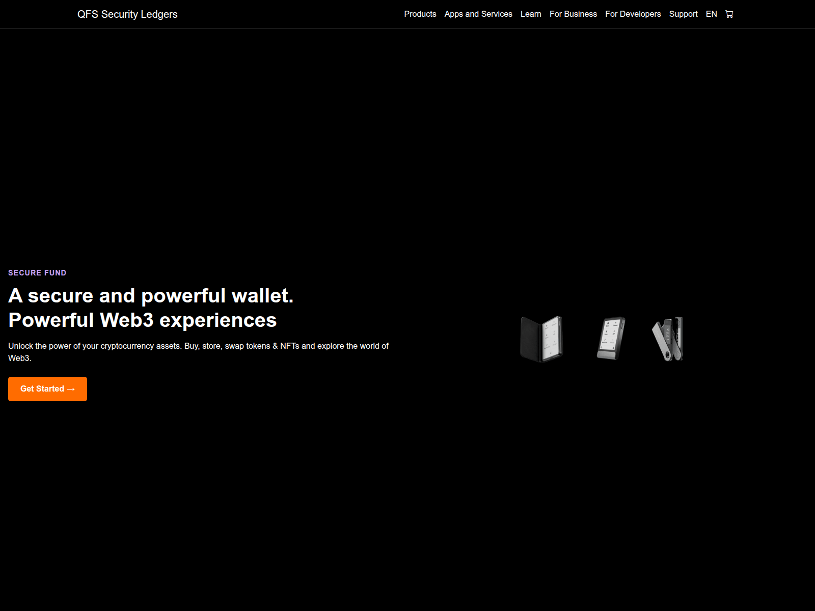 Screenshot of qfssecuritysledger.com