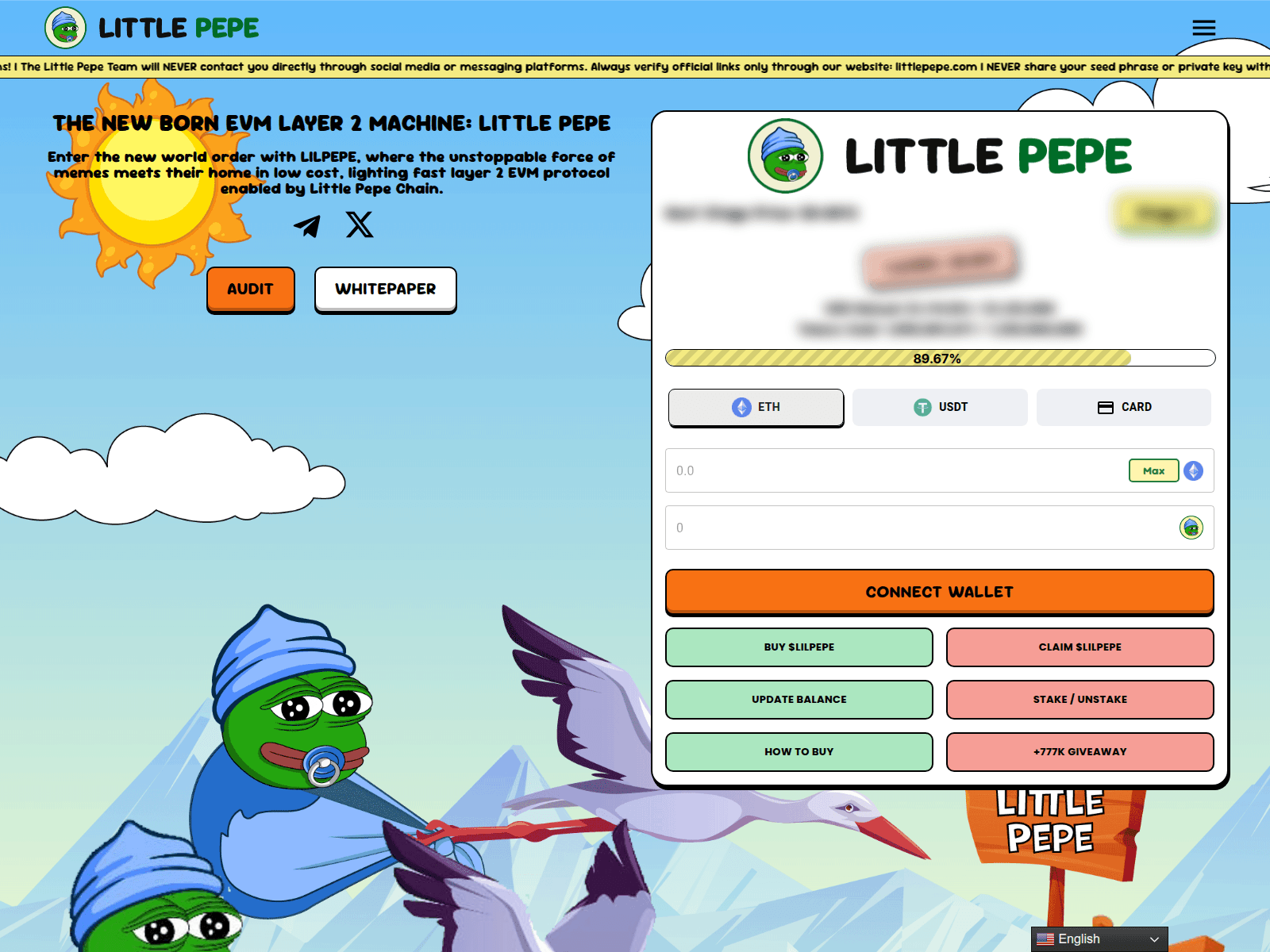 Screenshot of littlepepe-vip.ciriu.icu