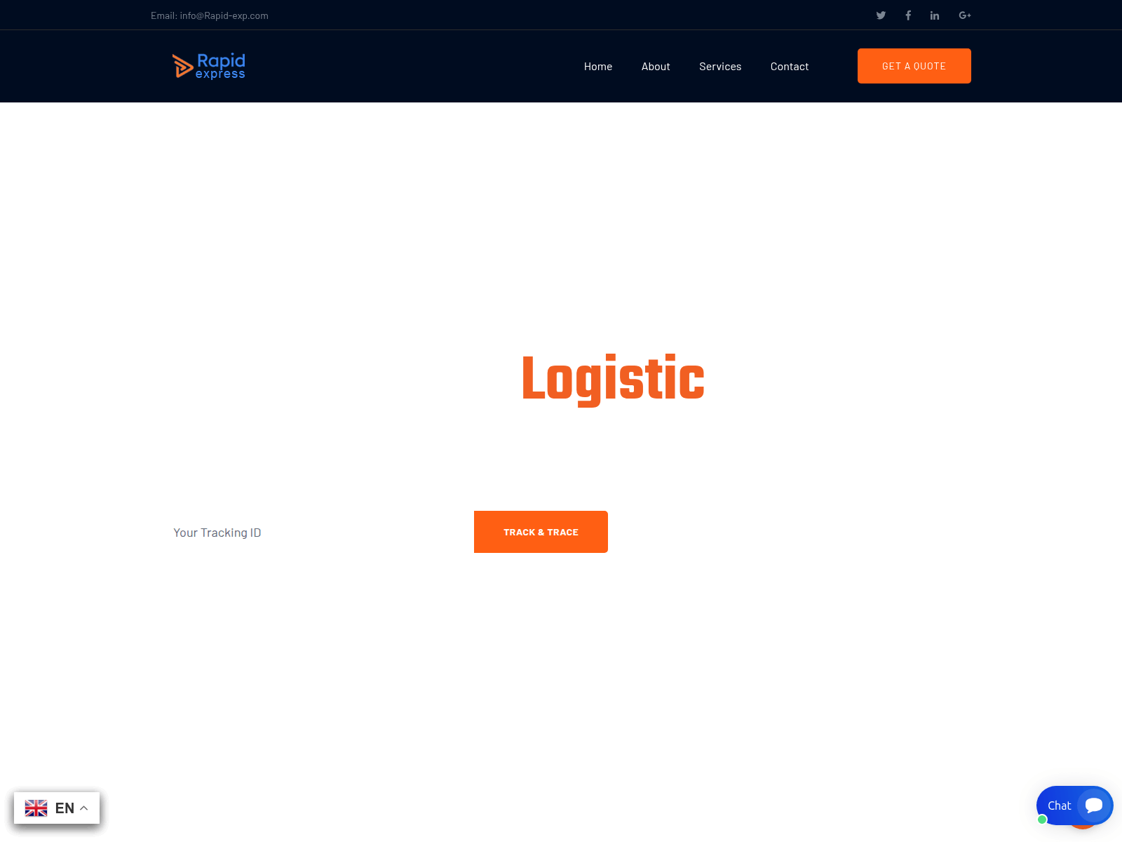 Screenshot of rapid-exp.com