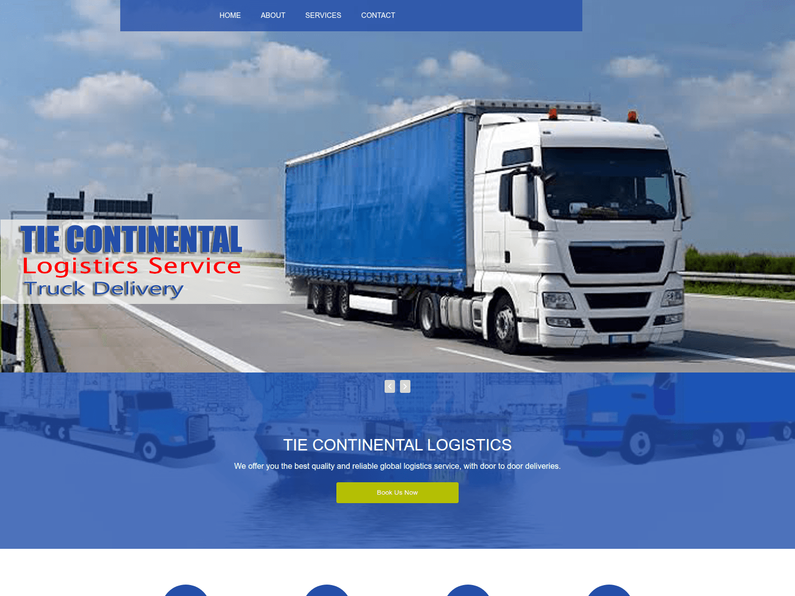Screenshot of tiecontinentallogistics.com.ng