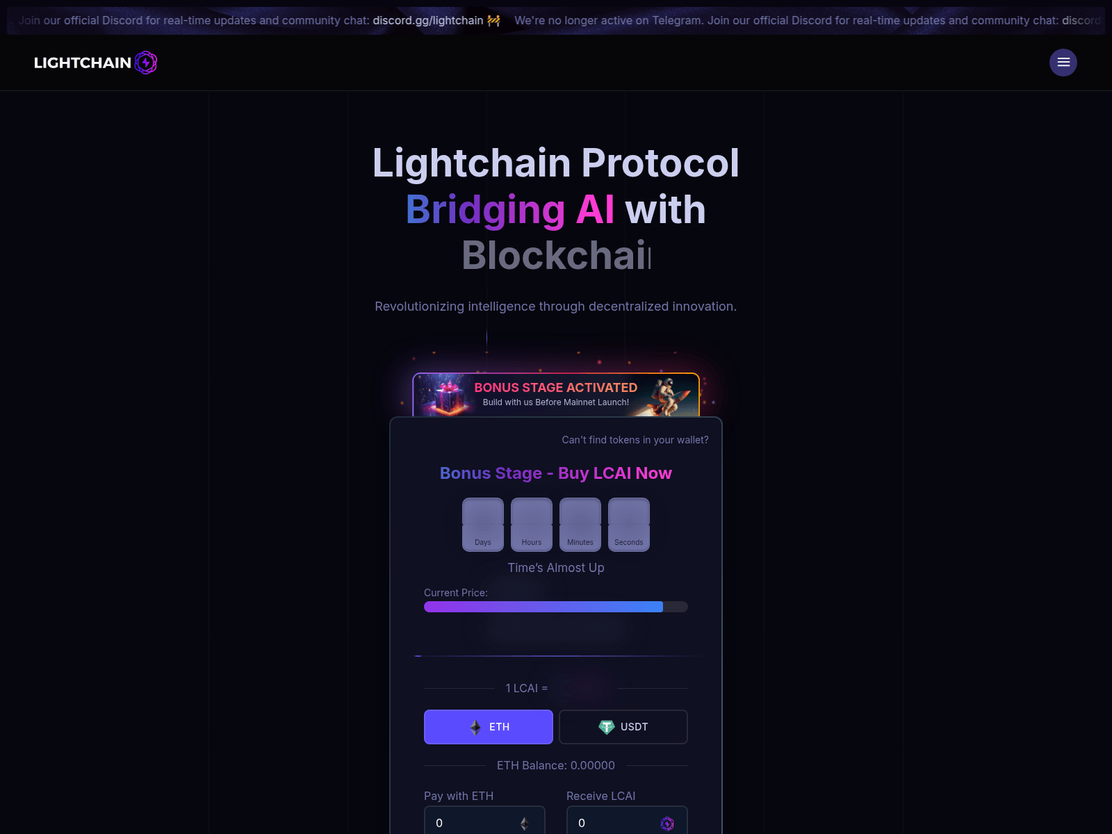 Screenshot of lightchain-en.live.claim-solaxy.world