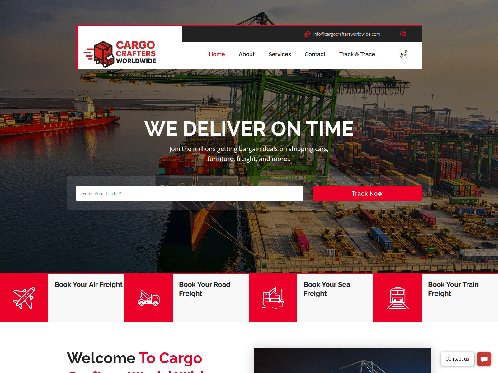 Screenshot of cargocraftersworldwide.com