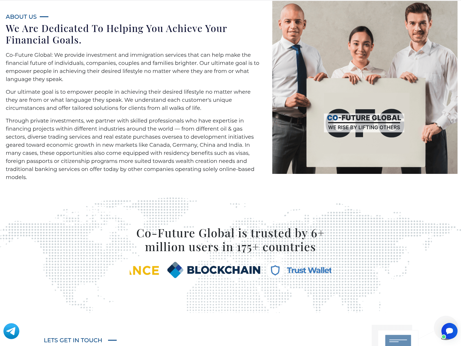Screenshot of co-futureglobal.com