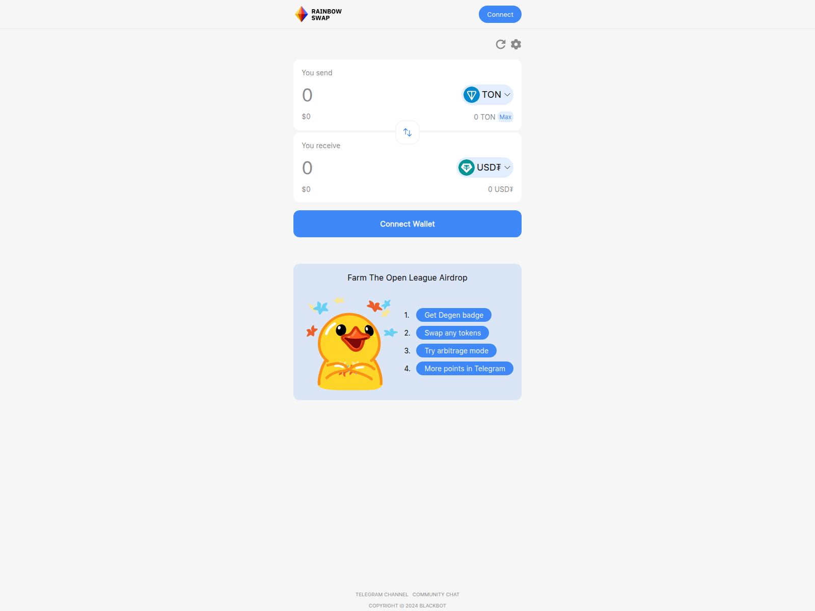 Screenshot of rainbow-swap.com