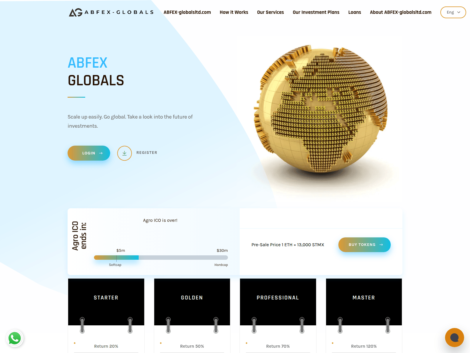 Forensic screenshot of abfex-globalsltd.com
