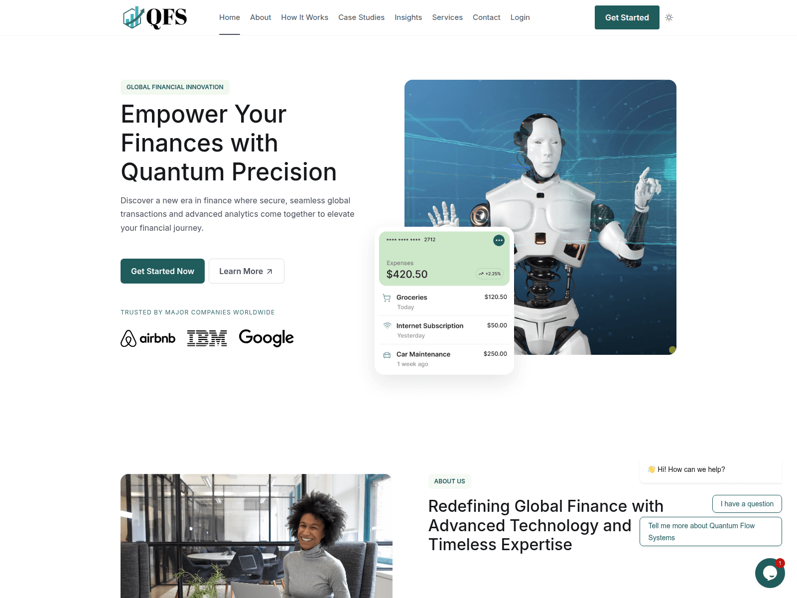 Forensic screenshot of quantumflowsystems.com